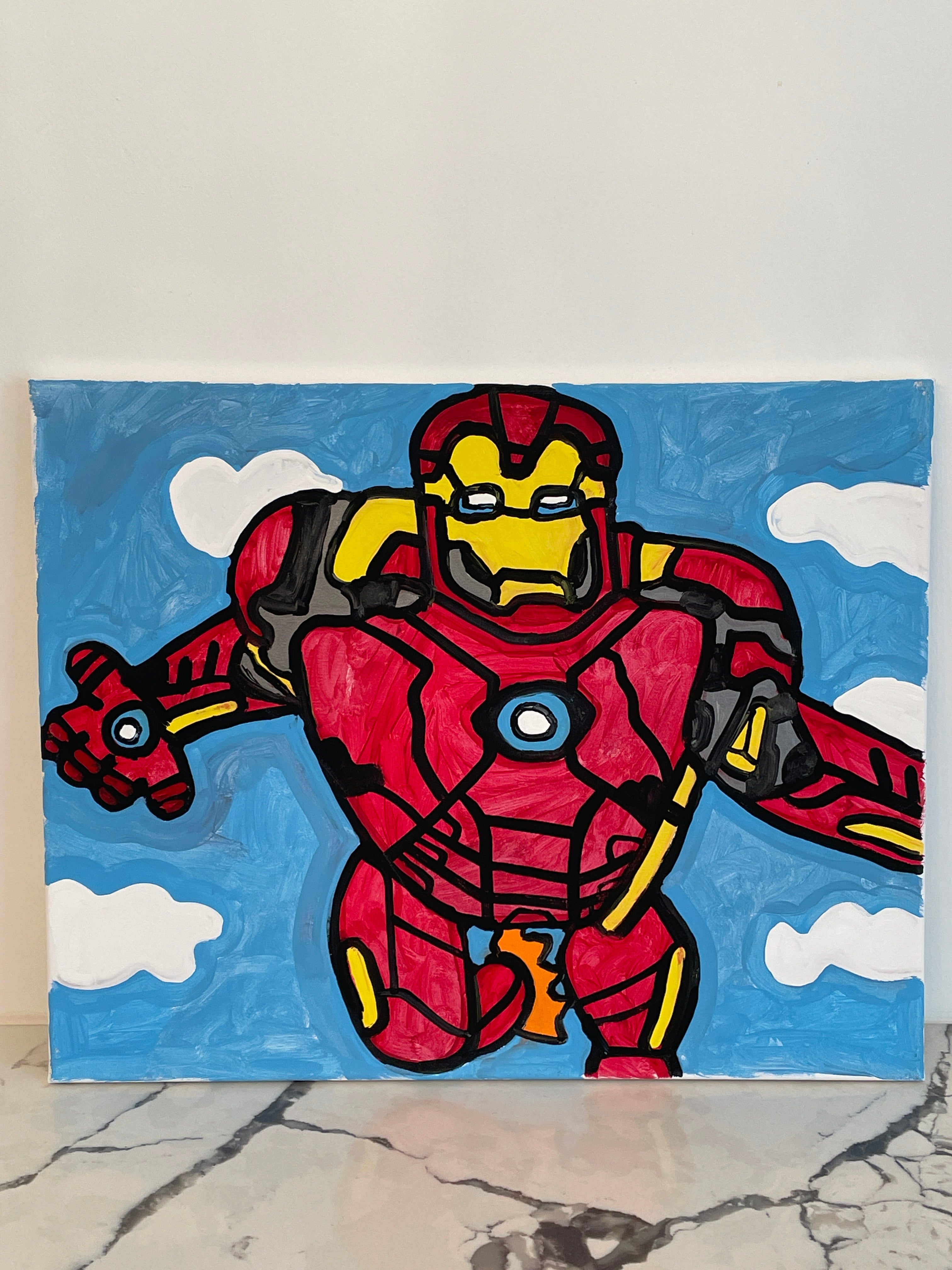 Iron Man flying