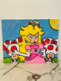 Princess Peach and her Toads